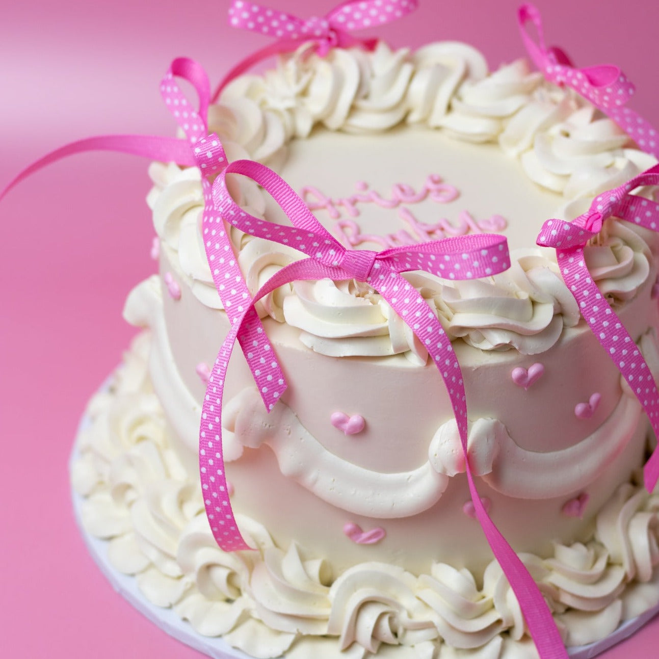 Bow Cake - Cupid Style