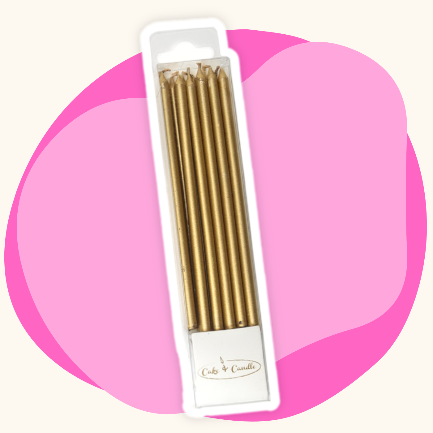 pink ombre candles