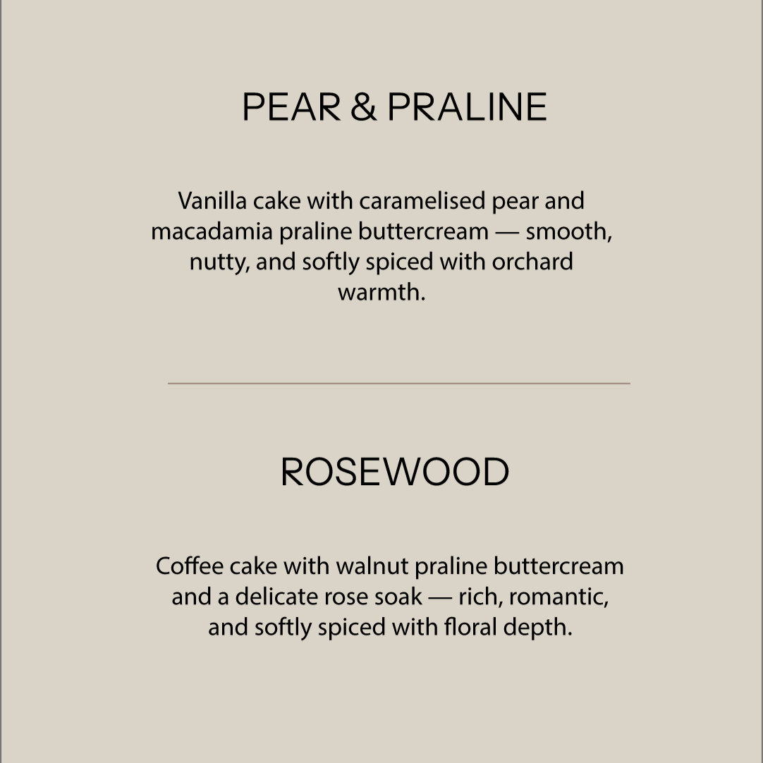 Cake Samples - May 17th