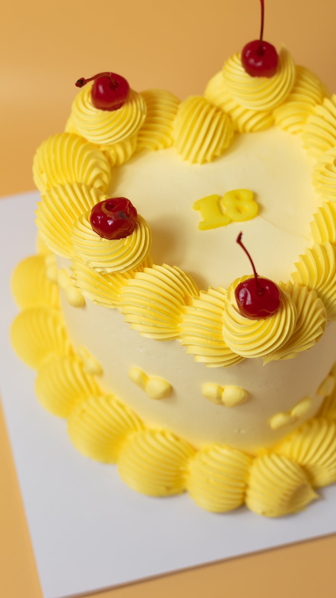 Heart Cakes - Retro Style