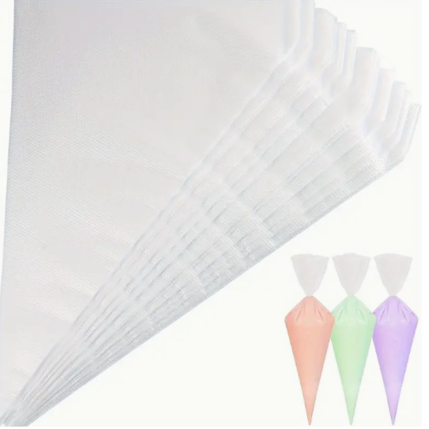 50pk Disposable Piping Bags